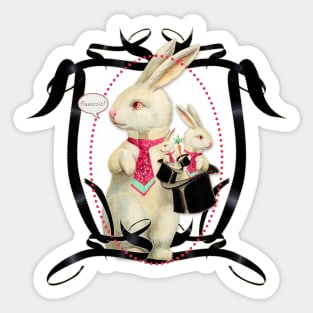 Three Magic Rabbits Sticker